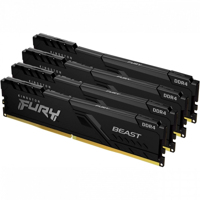 DDR4 Kingston 16 Gb KIT Fury Beast, KF426C16BBK4/16 DDR4, 16 GB ,DIMM kit <2666MHz> (4x4GB), CL16