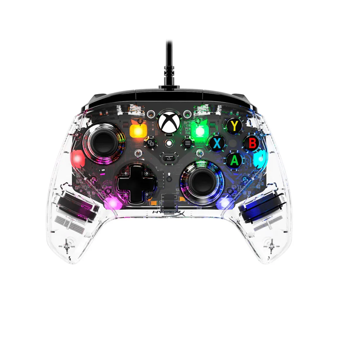 Геймпад, HyperX, Clutch Gladiate RGB, 7D6H2AA, Проводной, Официальная лицензия Xbox, Двойные вибриру