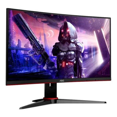 Монитор Игровой 27" AOC C27G2AE/BK/01 VA 165Hz 0.5ms 250cd/m 4000:12xHDMI1xD-SUB 2x2W Black/Red