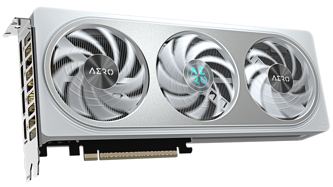 Видеокарта 16 Gb Gigabyte RTX 5060 Ti AERO OC 16G, 16Gb/128bit GDDR7, 1хHDMI+3xDP, PCIe5.0