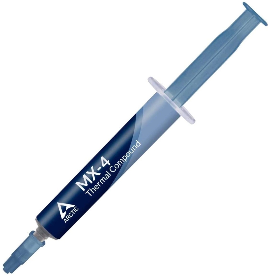 Термопаста ARCTIC MX-4, ACTCP00002B, 4g, плотность 2.5г/см³, -50°C до +150°C, Grey