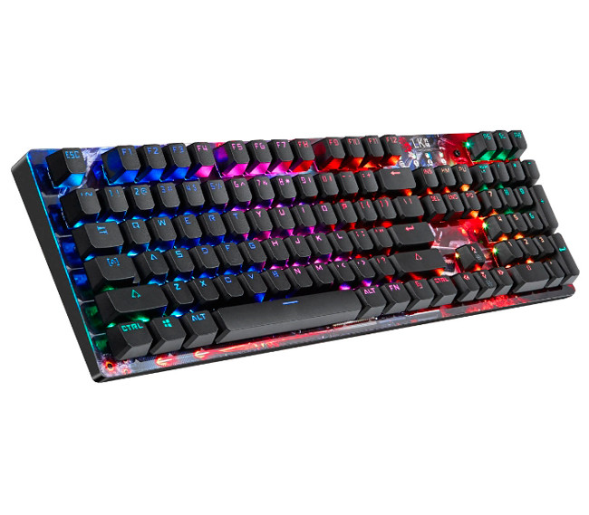 Клавиатура игровая Bloody B810R-battlefield <RGB-LED, USB, мех клавиатура переключателями>