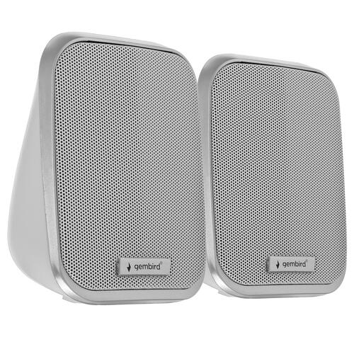 Акустическая система Gembird SPK-100-W (2.0), Белый ,SPK active RMS 3Wx2, USB power, White