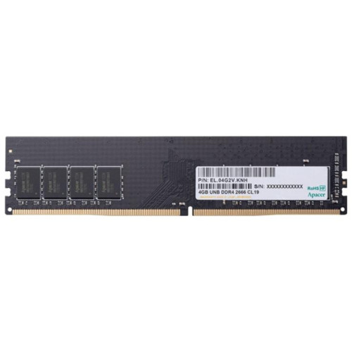 DDR4 Apacer 4 Gb EL.04G2V.KNH, DDR4, 4 GB ,DIMM <2666MHz> CL19