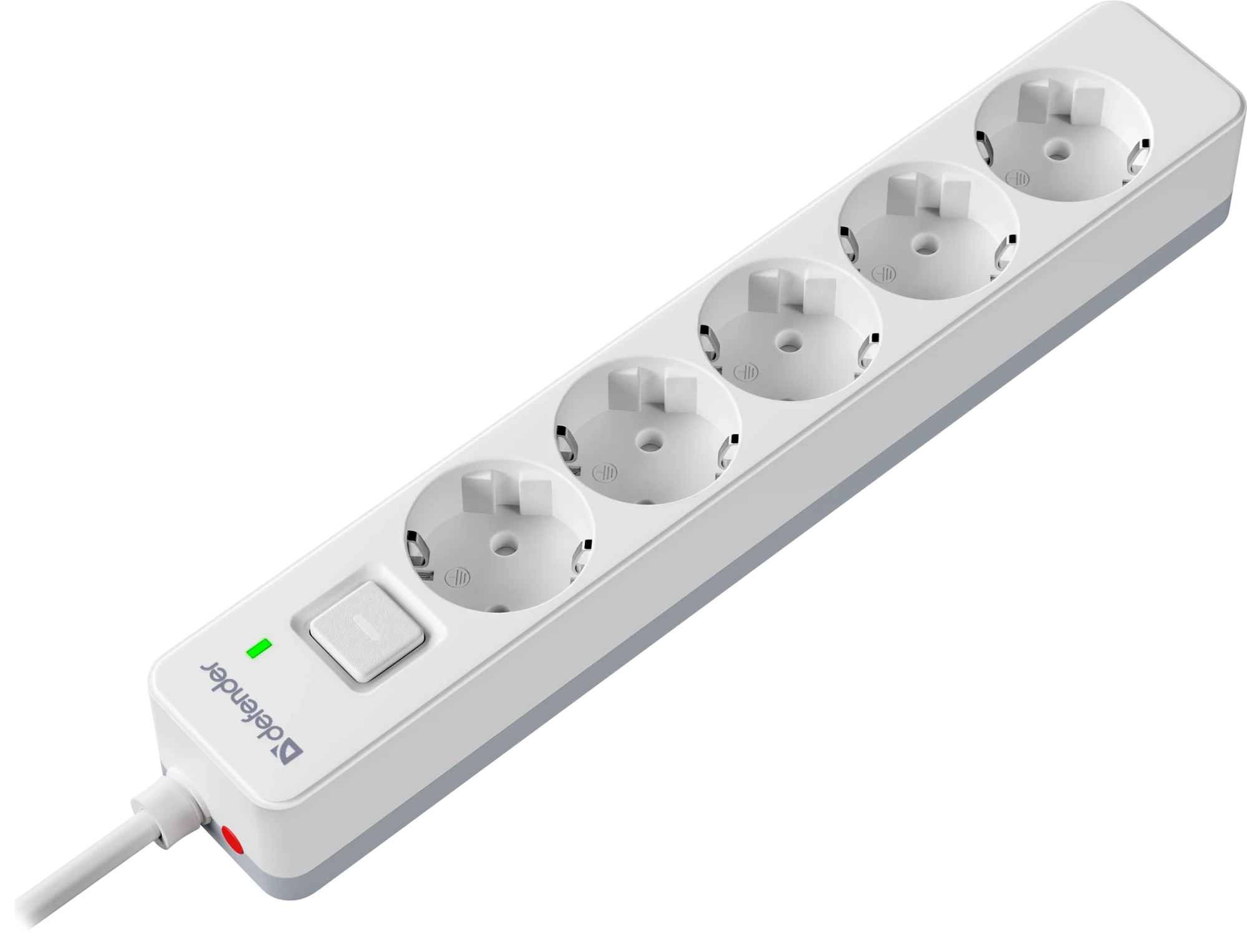 Сетевой фильтр Defender DFS 133 - 3,0 М, 5 розеток, белый