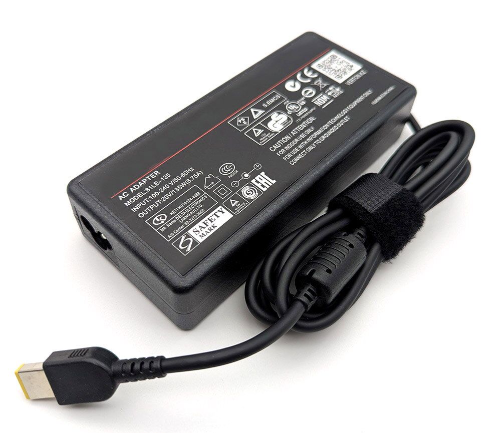 зарядное устройство Lenovo PA-1900-081, 20 В/ 170 Вт (8.5 А), прямоугольный разъем, Verton 43759