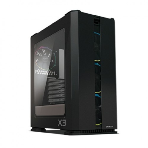 Корпус Zalman X3, (без БП), Черный ,Case black