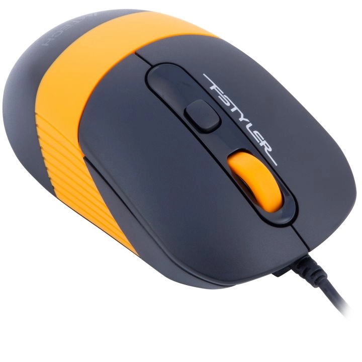 Мышь A4tech FM10-ORANGE Fstyler оптическая USB 1600DPI