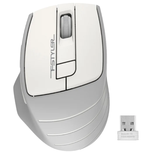 Мышь беспроводная A4tech FG30S-WHITE Fstyler <2.4GHz, AA, 2000DPI, USB, бесшумный клик>