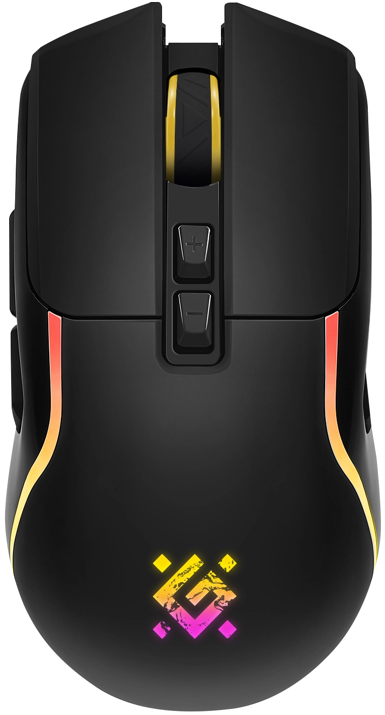 Мышь игровая беспроводная Defender Orini GM-141 черный