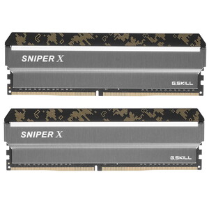 DDR4 G.SkilL 16 Gb KIT SniperX F4-3200C16D-16GSXKB (Kit 2x8GB), DDR4, 16GB, DIMM <PC4-25600/3200MHz> DDR4 G.SkilL 16 Gb KIT SniperX F4-3200C16D-16GSXKB (Kit 2x8GB), DDR4, 16GB, DIMM <PC4-25600/3200MHz>