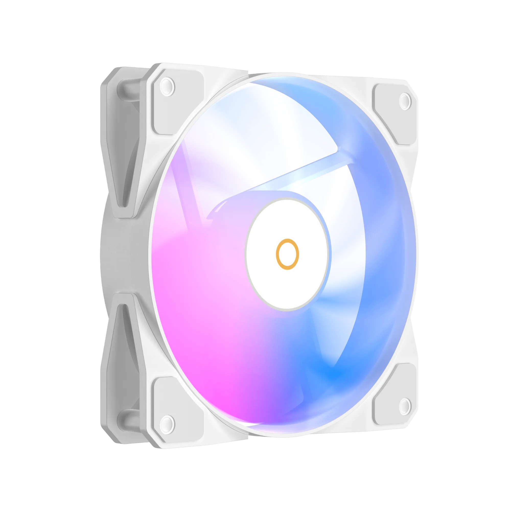 Вентилятор для корпуса Ocypus Beta F12 WH ARGB REVERSE BLADE 1x(120x120x25mm) 1600RPM 56CFM Белый