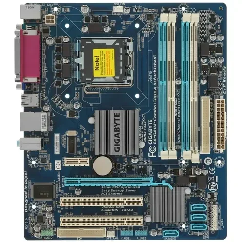 Мат.плата S-775 Gigabyte GA-G41M-COMBO-GQ ,MB Socket775, MATX, iG41 (VGA) 4DDR2, PCIx16, 2PCI