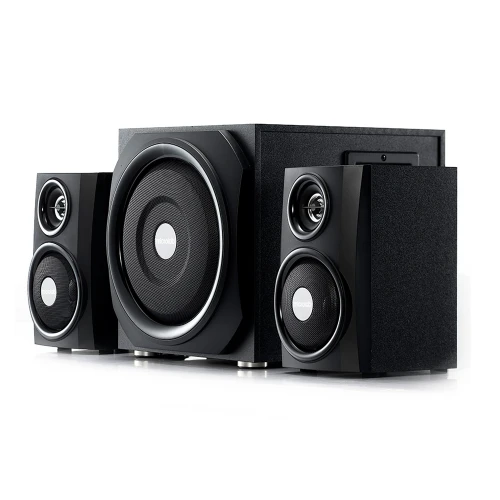 Колонки Microlab, TMN9U, 2.1, 40Вт (12Вт*2+16Вт), Вход 3,5MiniJack, Выход 4RCA, Чёрный