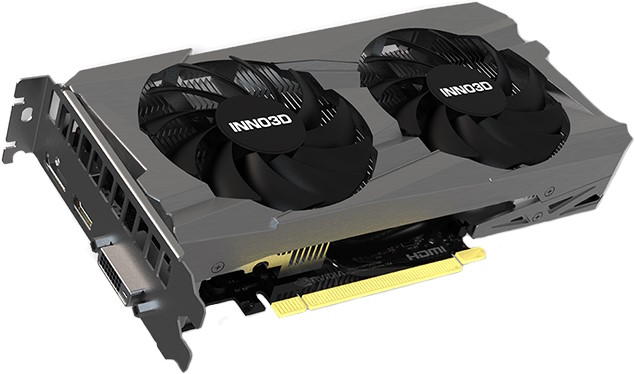 Видеокарта Inno3D 6 GB RTX3050 TWIN X2, 6G GDDR6 96-bit HDMI DP DVI N30502-06D6-1711VA60 Видеокарта Inno3D 6 GB RTX3050 TWIN X2, 6G GDDR6 96-bit HDMI DP DVI N30502-06D6-1711VA60