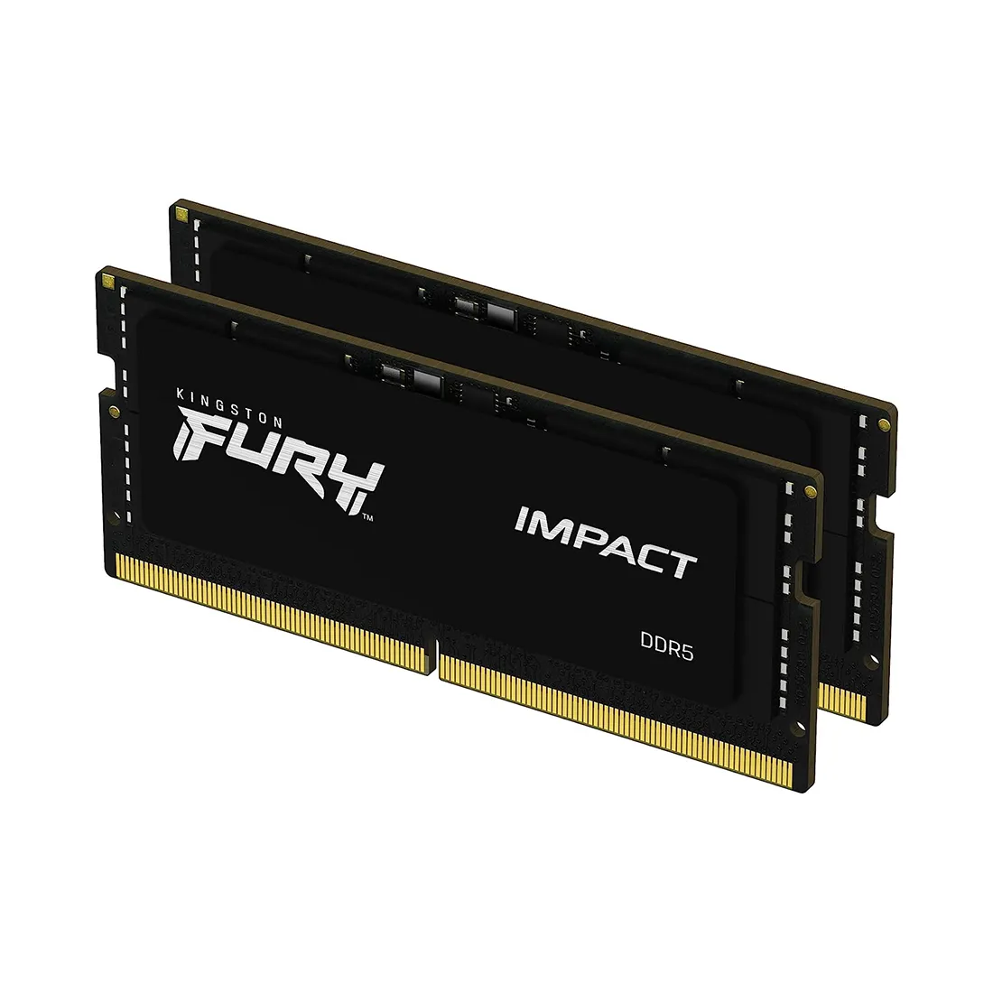 SODIMM DDR5 Kingston 16 Gb kit FURY Impact KF548S38IBK2-16 (Kit 2x8GB), DDR5, 16GB, SO-DIMM <PC5-38400/4800MHz>