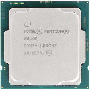 Процессор S-1200 Intel Pentium G6400 4,0 GHz 4Mb 2/4 Comet Lake UHD Graphics 610 58W FCLGA1200 Tray