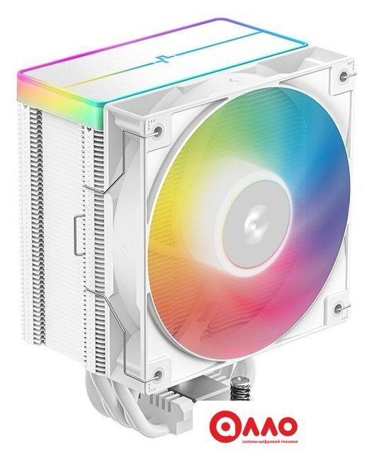 Кулер для процессора, Deepcool, AG500 WH ARGB V2 R-AG500-WHAMMN-GJD, Intel 1851/1700/1200/115х и AMD AM5/AM4, 240W, 1*120мм RGB, 300-1850±10%/об/м, 67
