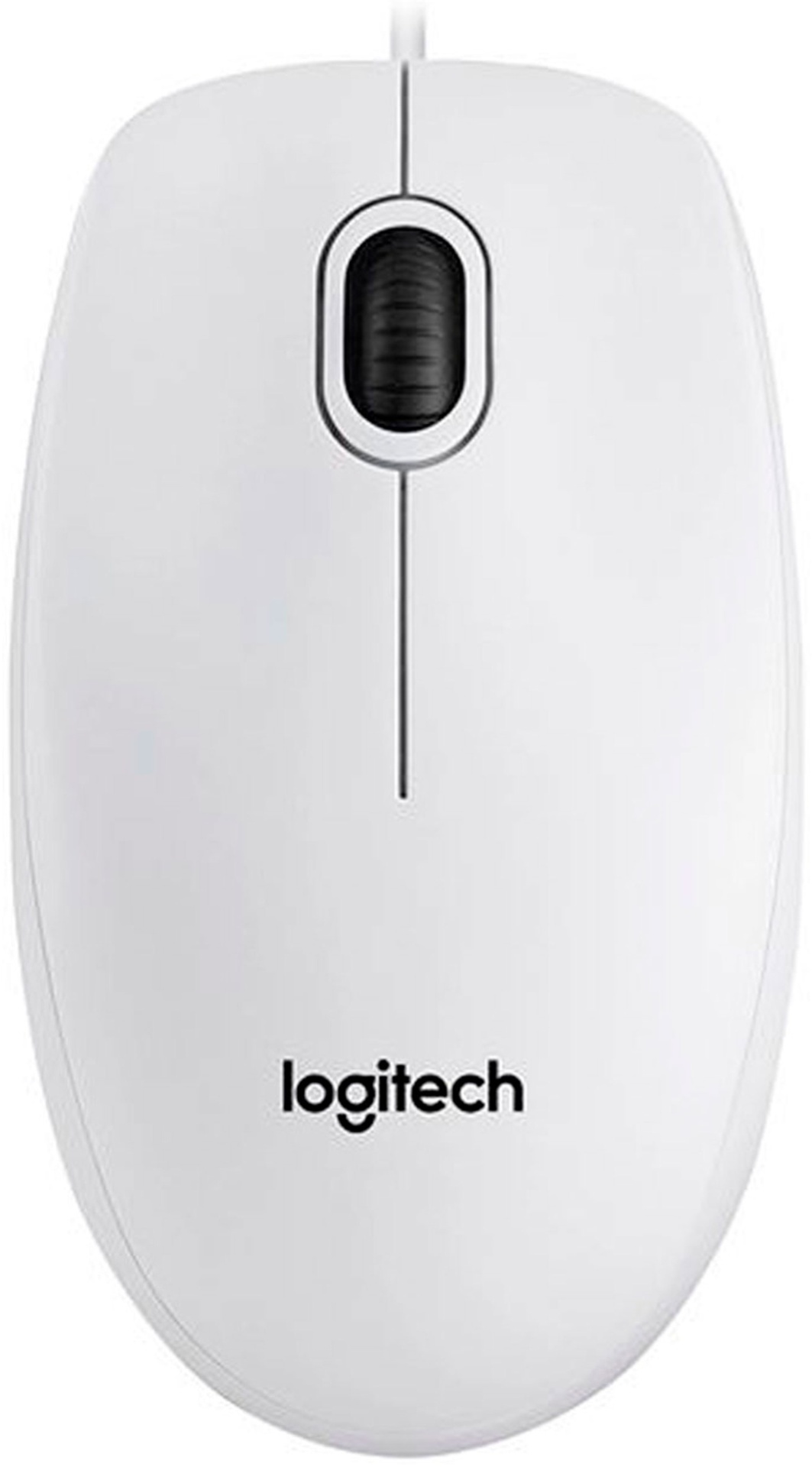 Мышь Logitech B100, USB ,Mouse optical, 2+1 buttons, white, [910-003360]