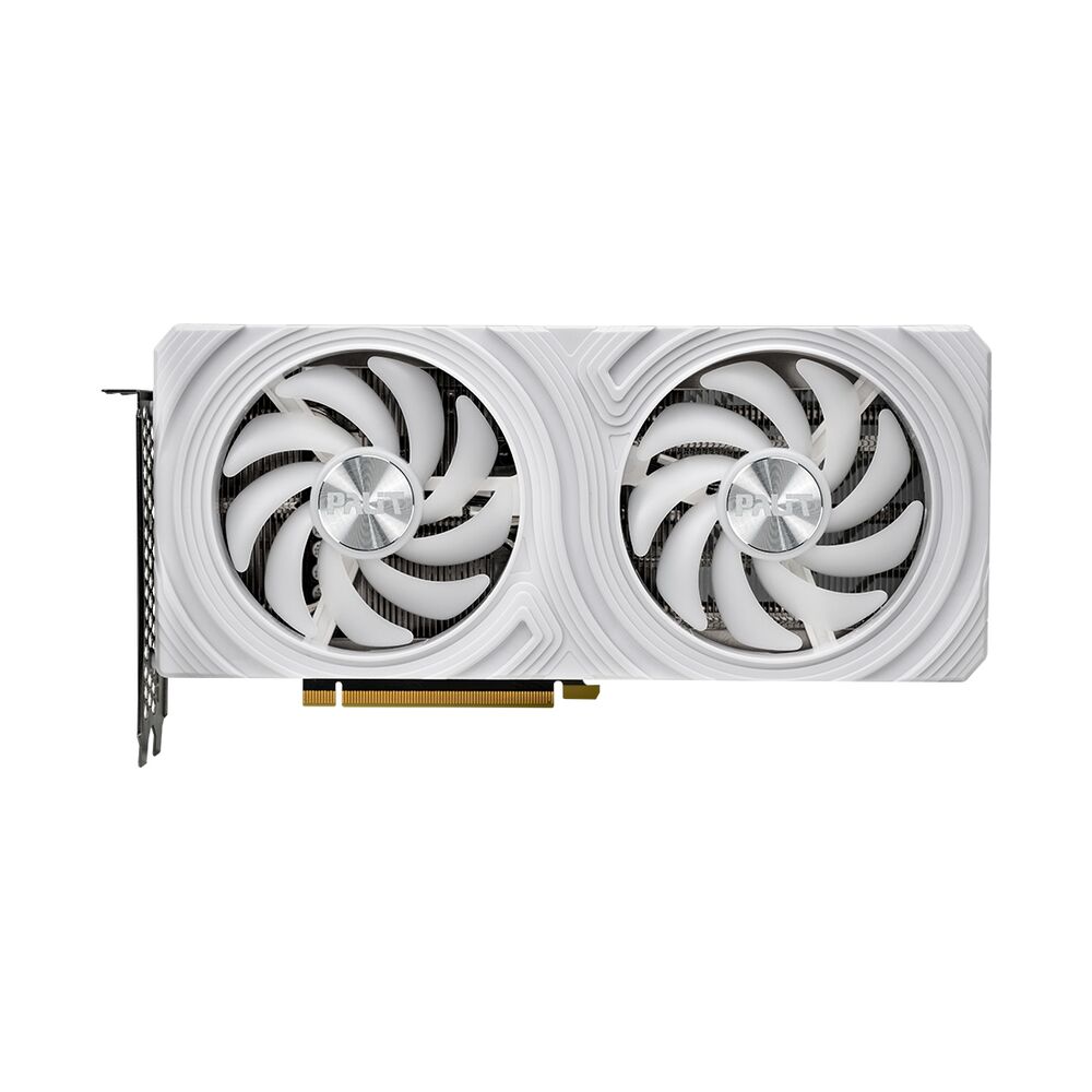 Видеокарта PALIT 8 Gb RTX4060Ti WHITE 8G, GDDR6, 128bit, 3-DP, HDMI, 269.1*127*40.1 мм, Цветная коробка