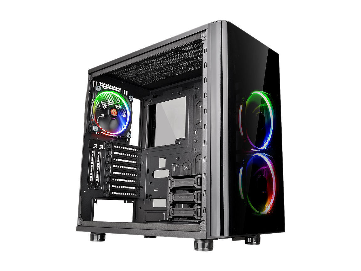 Кейс Thermaltake, View 31 TG RGB, CA-1H8-00M1WN-01, ATX/Micro ATX/Mini-ITX, USB 2*3.0/2*2.0, HD-Audi