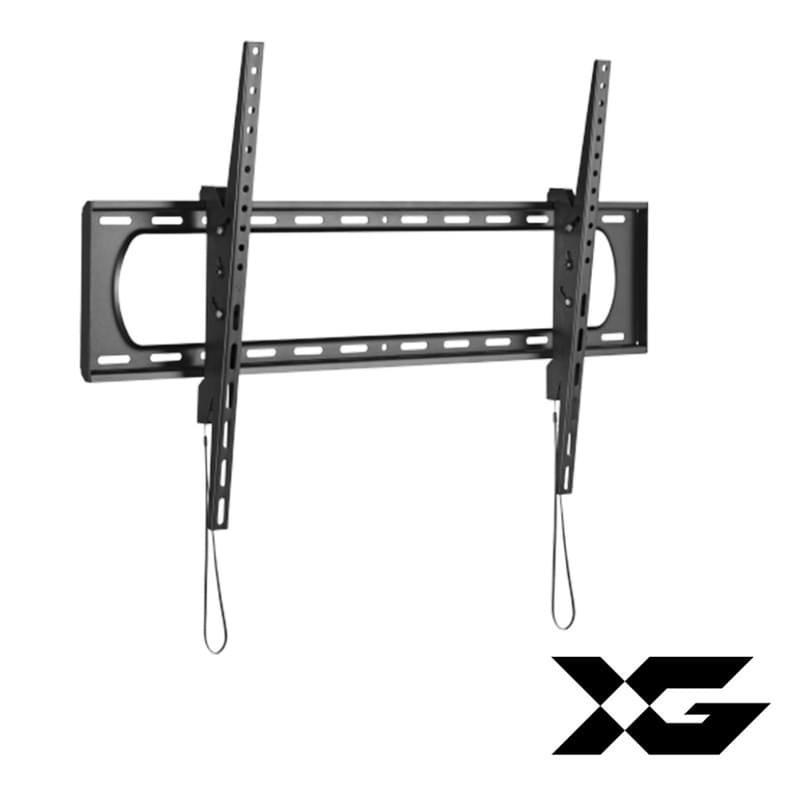Кронштейн для ТВ и мониторов, XG, W-60120T, Макс. нагрузка - 120 кг, Диагональ экрана от 60" до 120",Угол наклона -10° +10°, Чёрный