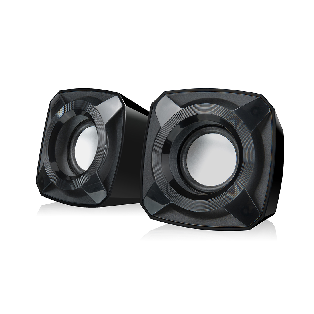 Колонки Microlab B16, 2.0, 5Вт (2,5Вт*2), USB (питание), 3.5MiniJack, Длинна кабеля 0,8 м., Чёрный