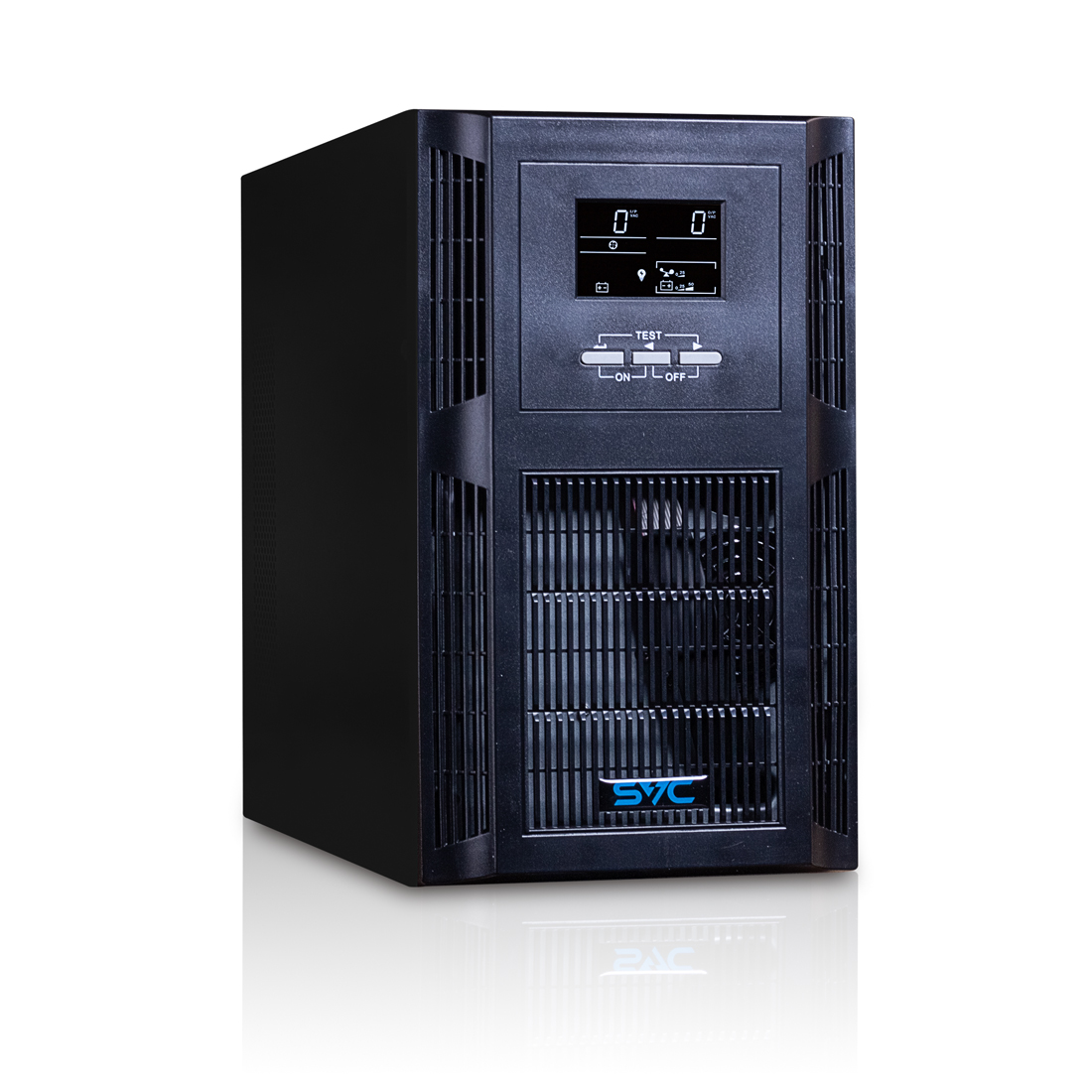 UPS, SVC, PT-2K-LCD, Мощность 2000ВА/1600Вт, PT-cерия, On-Line, LCD\Tel.line\RS-232, SMART, Диапазон