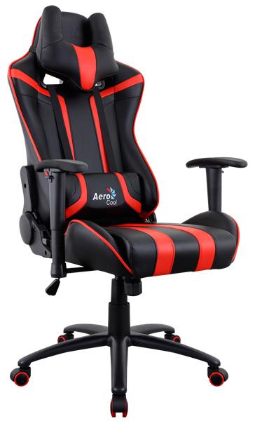 Игровое компьютерное кресло, Aerocool, AC120 AIR-BR, Искусственная кожа PU AIR, (Ш)53*(Г)57*(В)124 (