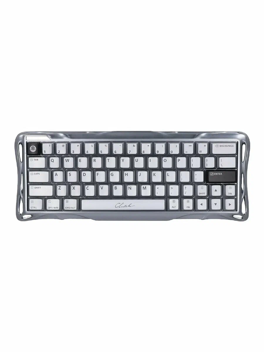Клавиатура GravaStar Mercury V60 Pro, Chrome Silver, Magnetic Switch, 64 keys EN/RU, USB cable/ GS V60 PRO_XTAL_SLV_RU