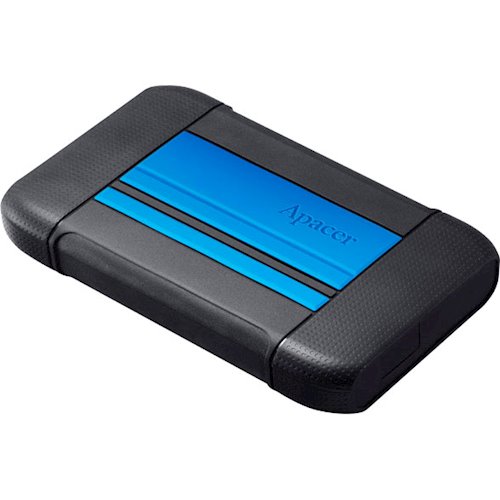 Внешний HDD 1 Tb Apacer AC633, 1 TB, Черный,HDD USB AP1TBAC633U-1, USB 3.1, blue