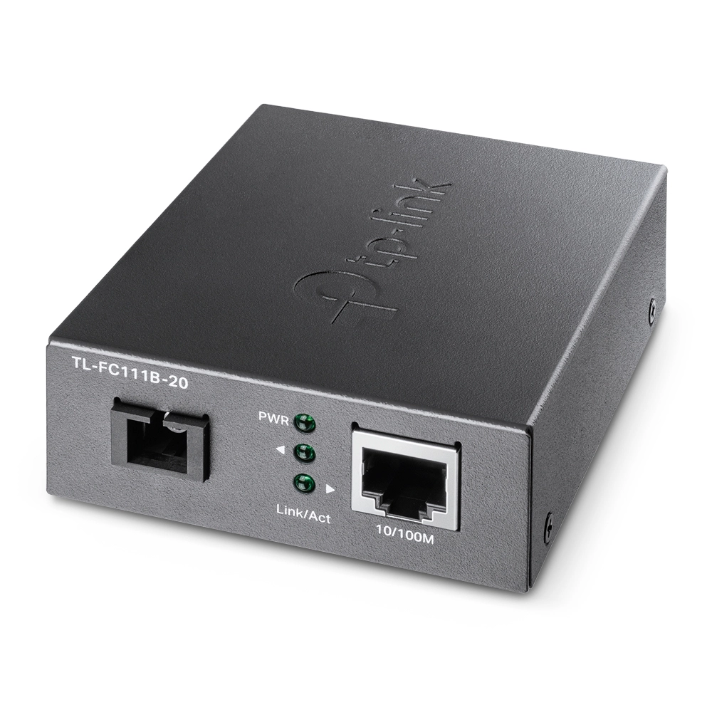 Оптический медиаконвертер WDM Tp-Link TL-FC111B-20 <100BASE-TX to 100BASE-FX, 1 оптоволоконный разъё