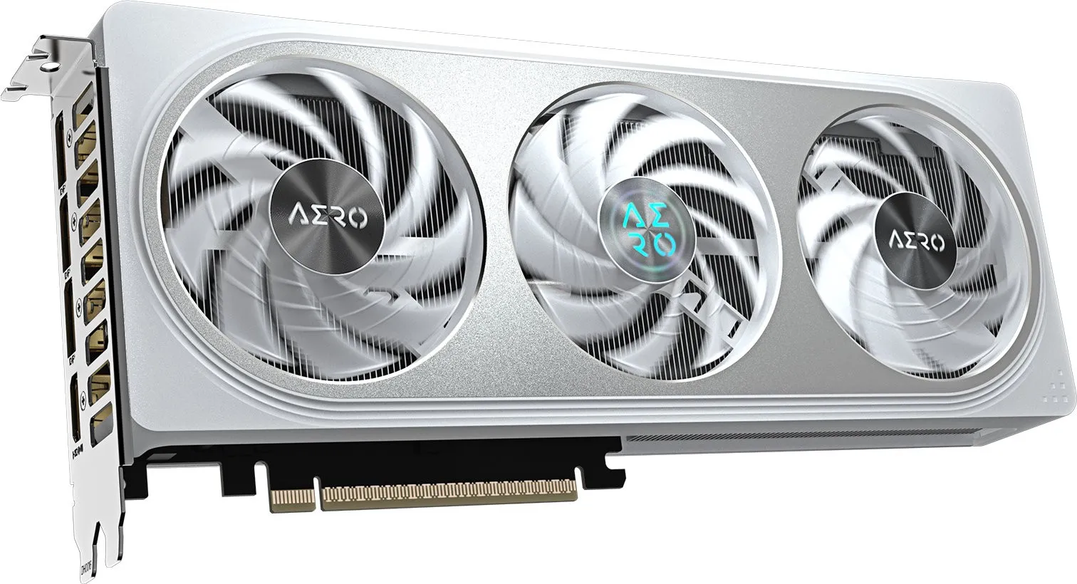 Видеокарта Gigabyte 8 Gb RTX 5060 AERO OC 8G, 8Gb/128bit, 1хHDMI+3xDP, PCIe5.0