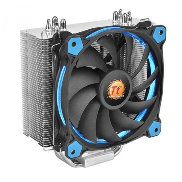 Вентилятор для процессора Thermaltake Riing Silent 12 Blue/500~1400rpm/LED Blue/Al, CL-P022-AL12BU-A