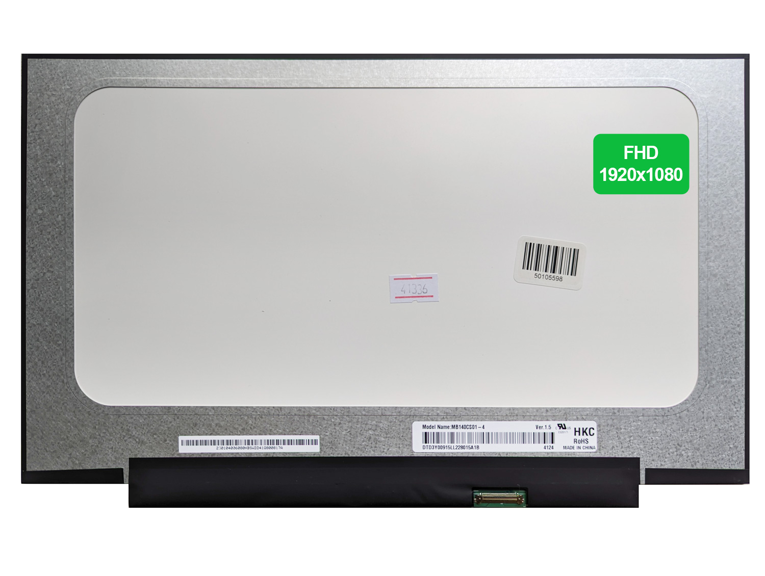 Матрица для ноутбука 14" HKC, MB140CS01-4, 1920х1080 Full HD, LED, 30 Pin SLIM без креплений 41336