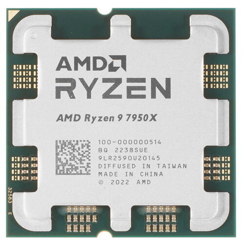 Процессор AMD Ryzen 9 7950X 4,5Гц (5,7ГГц Turbo) 16С/32T 64MB L3 170W-230W AM5 OEM 100-000000514