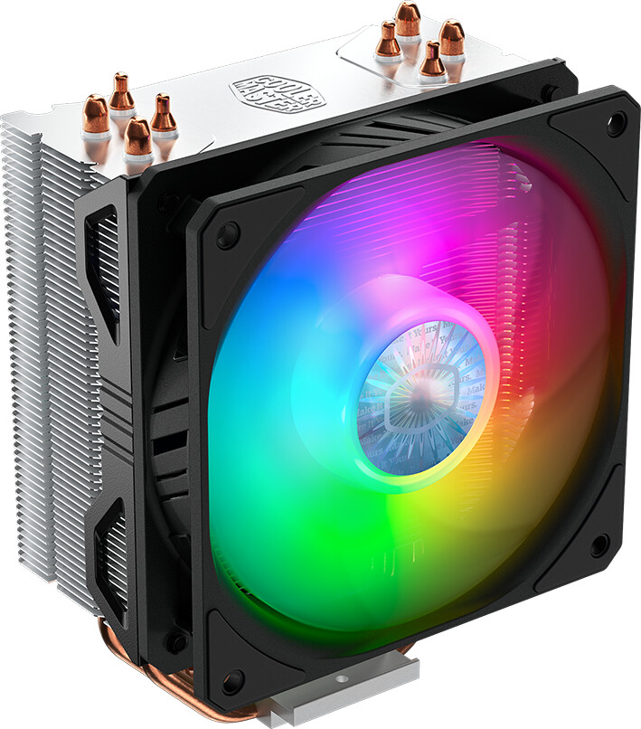 Кулер, CoolerMaster Hyper 212 ARGB TDP 150W 4-pin LGA Intel/AMD RR-2V2L-18PA-R1