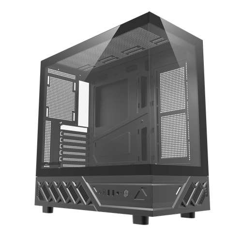Корпус ПК без БП DarkFlash DS950, Black, 6xFan DM20 ARGB, ATX
