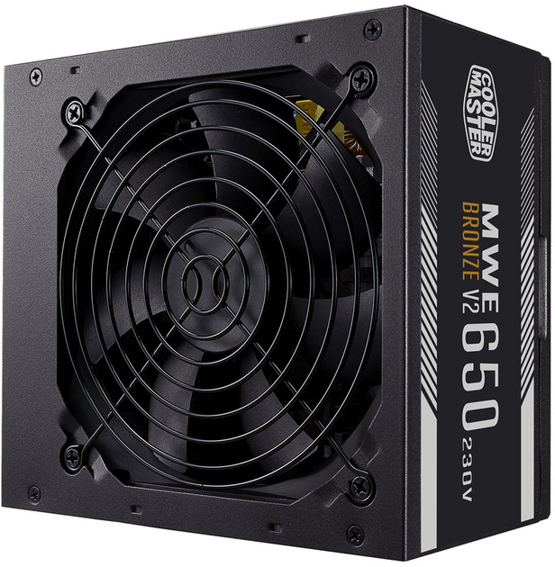 Блок питания CoolerMaster MWE 650 BRONZE V2 650W 240V Active PFC, КПД >85% MPE-6501-ACAAB-EU