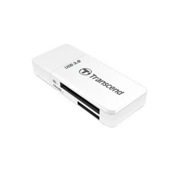 Кардридер Transcend TS-RDF5W, USB3.0 SD/microSD белый