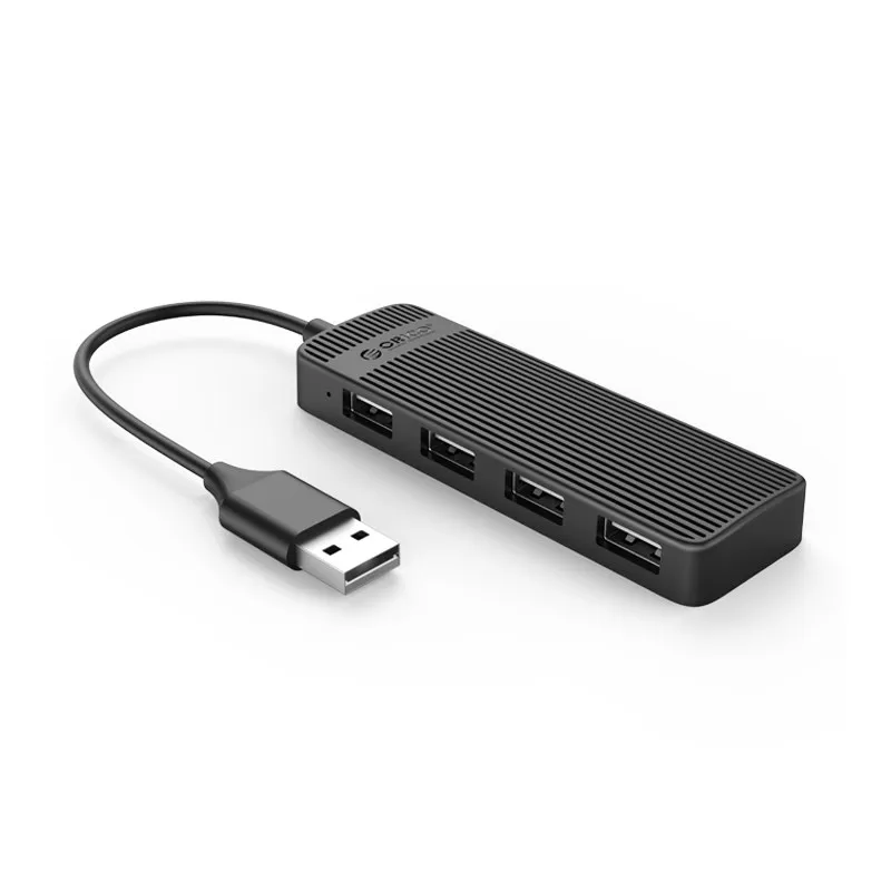 Расширитель USB `ORICO` FL02-BK-BP, 4-порт, 30см, чёрный