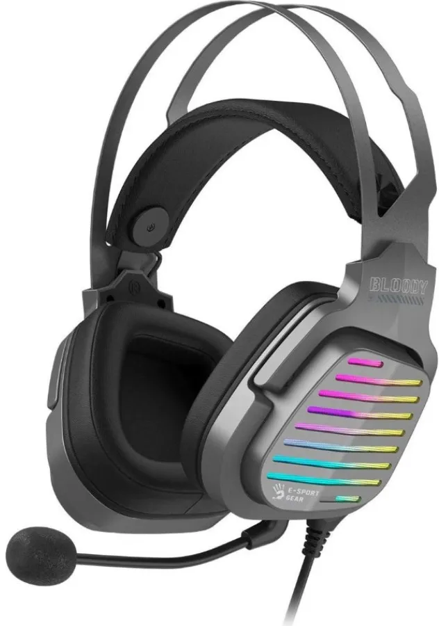Наушники+микрофон игровые Bloody G560 Gun Grey