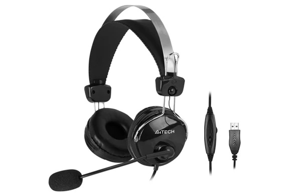 Наушники, A4tech HS-7P Comfortfit Stereo Headset Мягкая подушечка