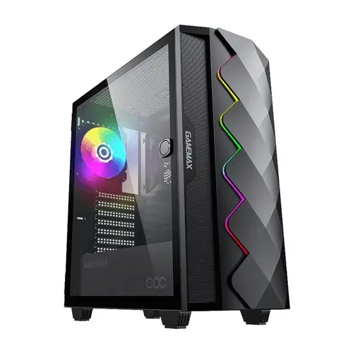 Корпус GameMax Diamond COC Black <MATX, 1x120FAN, 1x140COC>