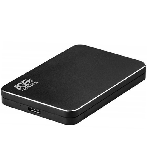 Внешний корпус HDD 2.5" Agestar 31UB2A18, Черный ,External Case SATA to USB 3.1, power via USB, blac