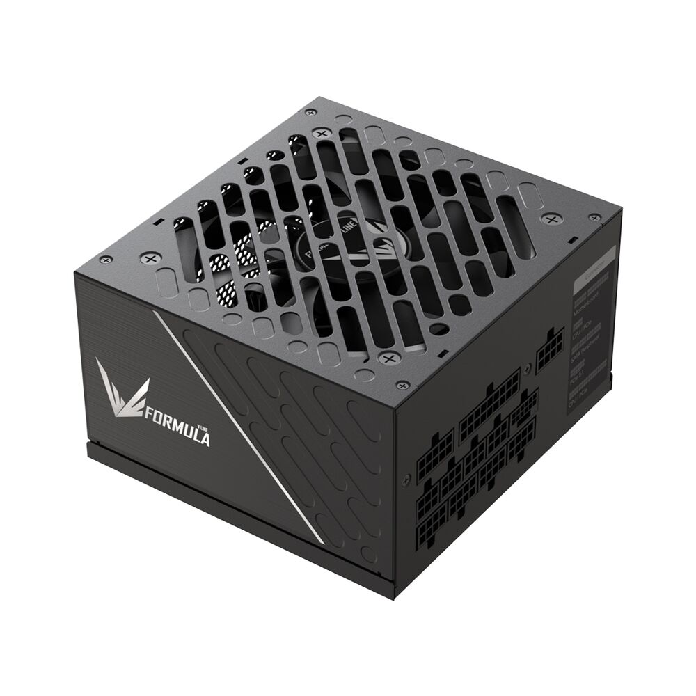 Блок питания, Formula V, FV-1000GM, 1000W, ATX 3.1, Gold, APFC, 20+4 pin, 2*4+4pin, 8*Sata, 3*Molex, 3*PCI-E 6+2 pin, 1*(16Pin)12VHPWR, Модульный, Вен