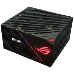 Блок питания ATX ASUS 850W, ROG-THOR-850P, 80Plus Platinum Aura Sync, 90YE0090-B001N0