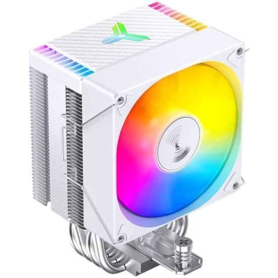 Кулер для процессора, Jonsbo, CR-1400 V2(ARGB), CR-1400 V2(ARGB) White, INTEL LGA: 1700/1200/115X, AMD: AM4/AM5, 92мм, 800-2200 об/мин, 11.95-38.2CFM,