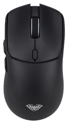 Мышь AULA SC580X, PAW3325-10000dpi, 1000Hz, 500mAh, 2.4/BT/cable, 6 buttons, Lightweight(84g), Black
