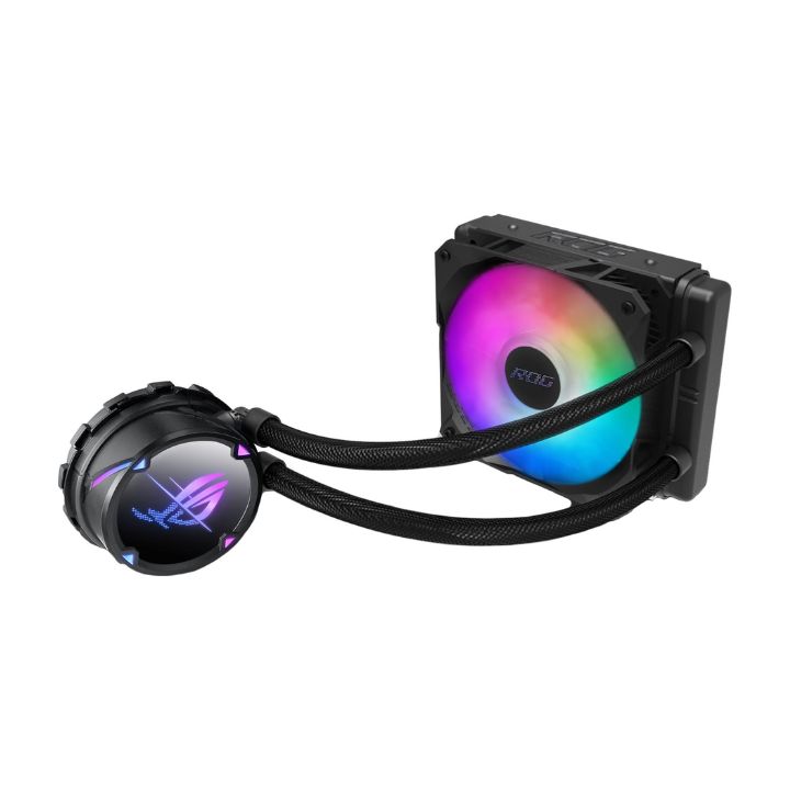 Водяное охлаждение CPU Asus ROG STRIX LC II 120 ARGB 120mm Liquid CPU Cooler, 12cm PWM Fan, ARGB